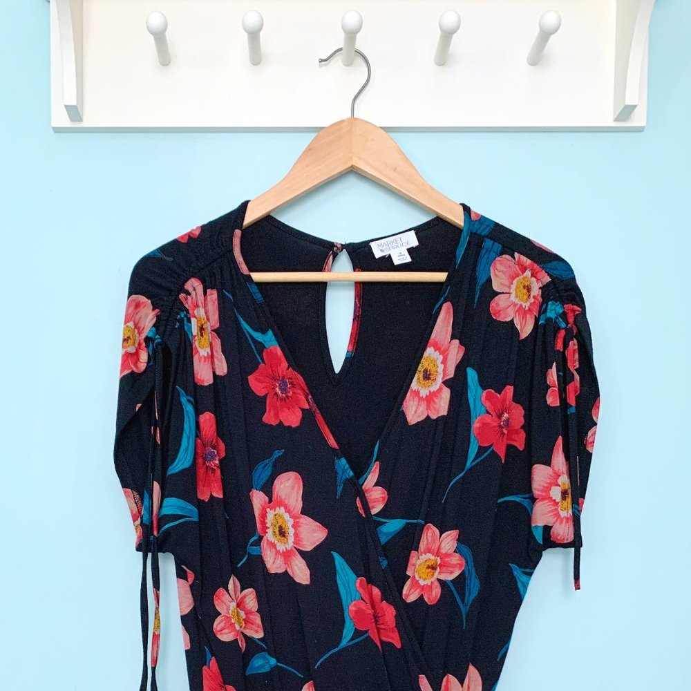 Market & Spruce- Loose Floral Romper